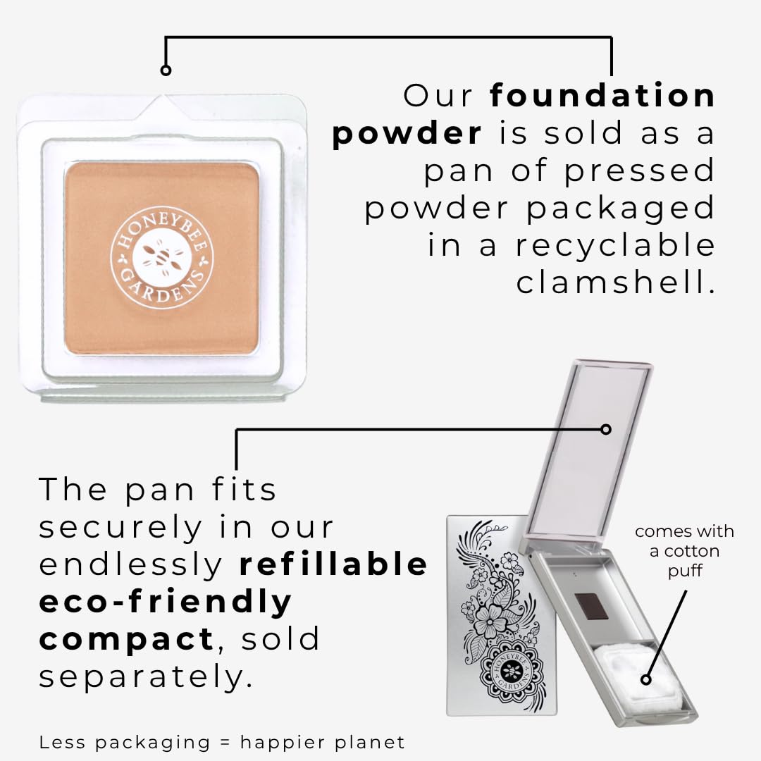 Aplicación suave con esponja incluida de Honeybee Gardens para uso diario.