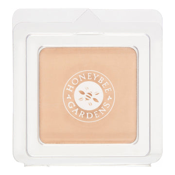 Polvo mineral prensado Honeybee Gardens en recambio para un acabado natural.