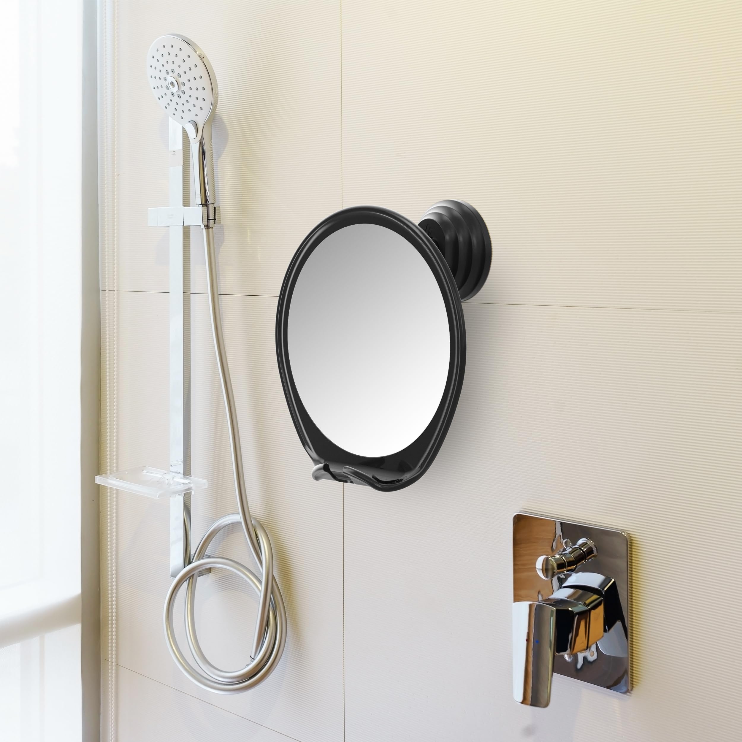 HONEYBULL instalación rápida con ventosa, sin taladro, para baños pequeños.
