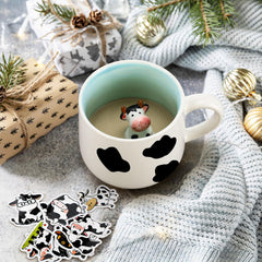 Honeydak cow gifts set keychain, durable accessory for bags