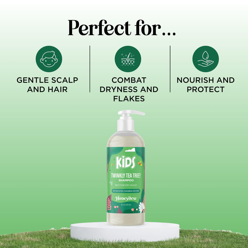 Honeydew purifiant, élimine les résidus tout en protégeant les cheveux.
