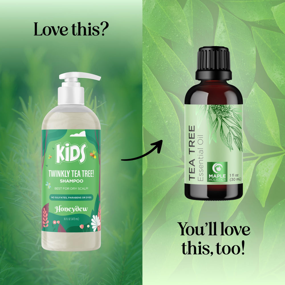 Ingrédients naturels Honeydew, formulation respectueuse de l'équilibre capillaire des enfants.