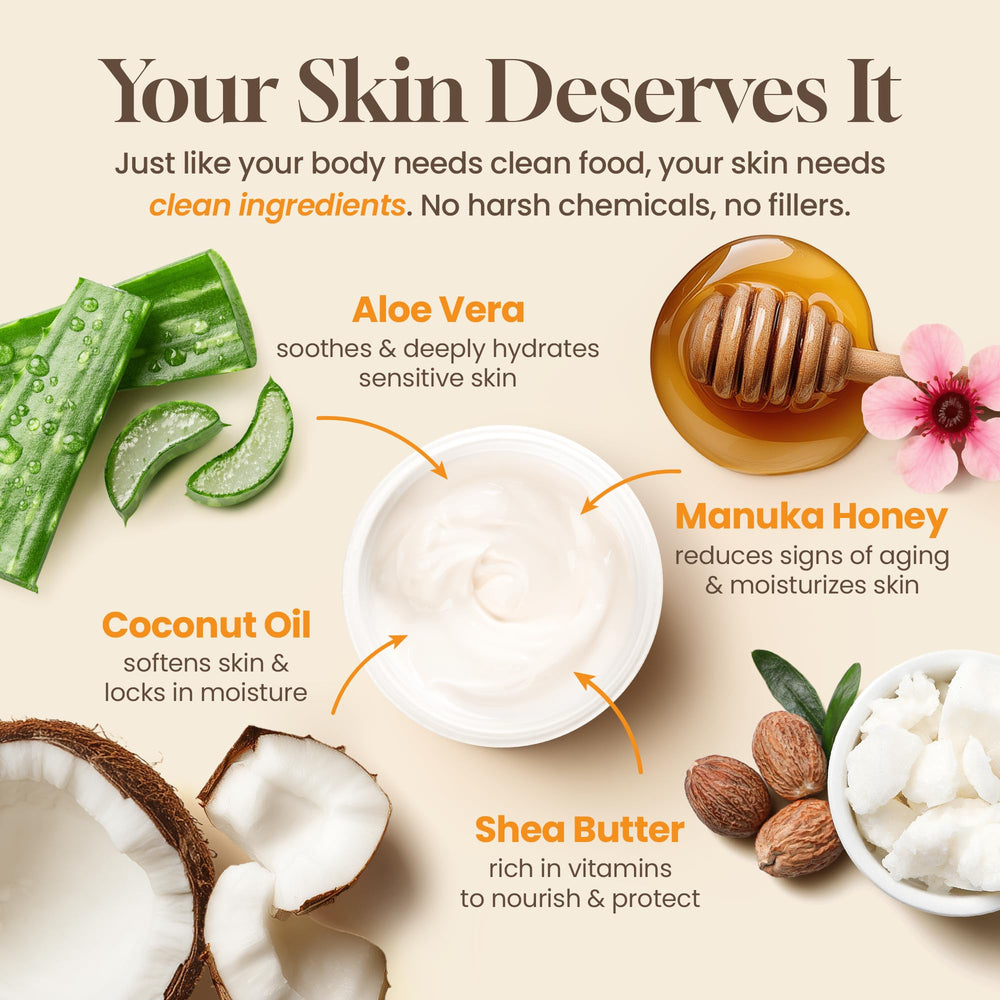 Honeyskin application-visage-massage-crème: absorption rapide et confort.