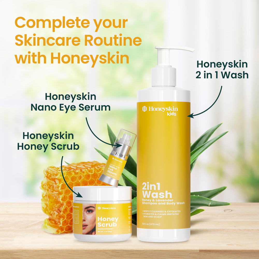 Honeyskin Bio Pure Skincare Oil, ingredientes naturales libres de parabenos y sulfatos