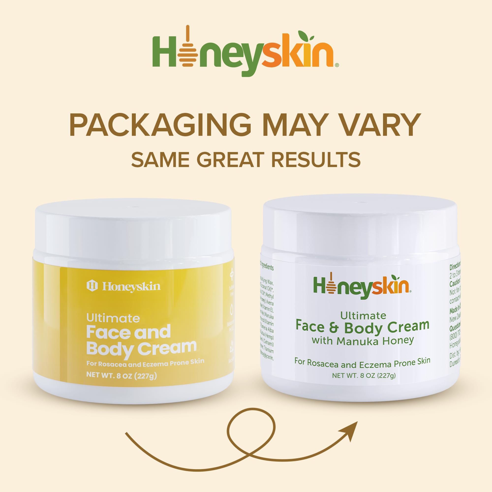 Resultado de piel suave y saludable tras usar Honeyskin.