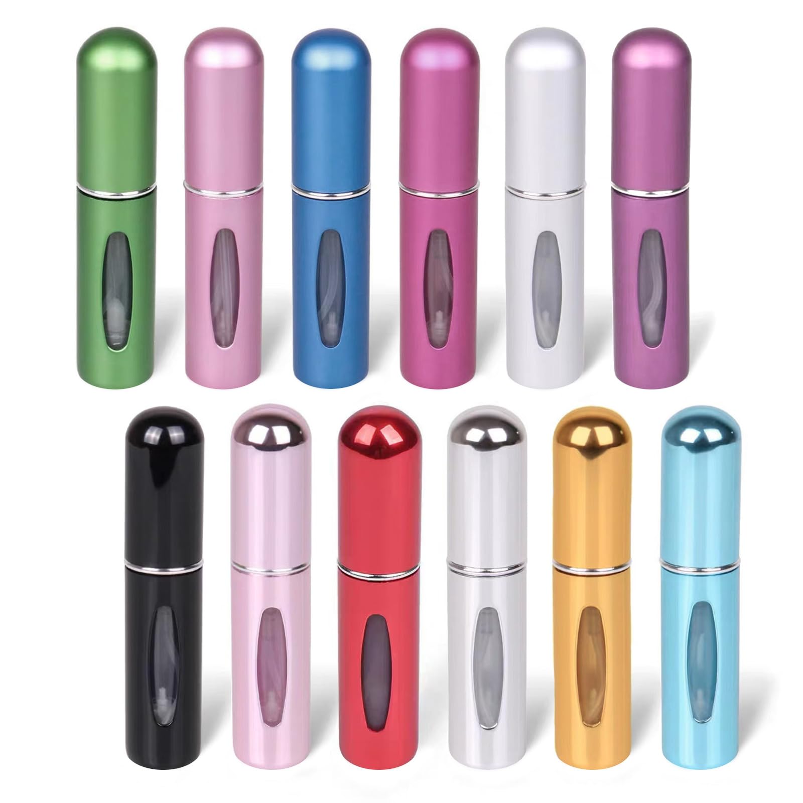 Hongliang juego doce atomizadores de viaje 5ml, compactos y fáciles de llevar.