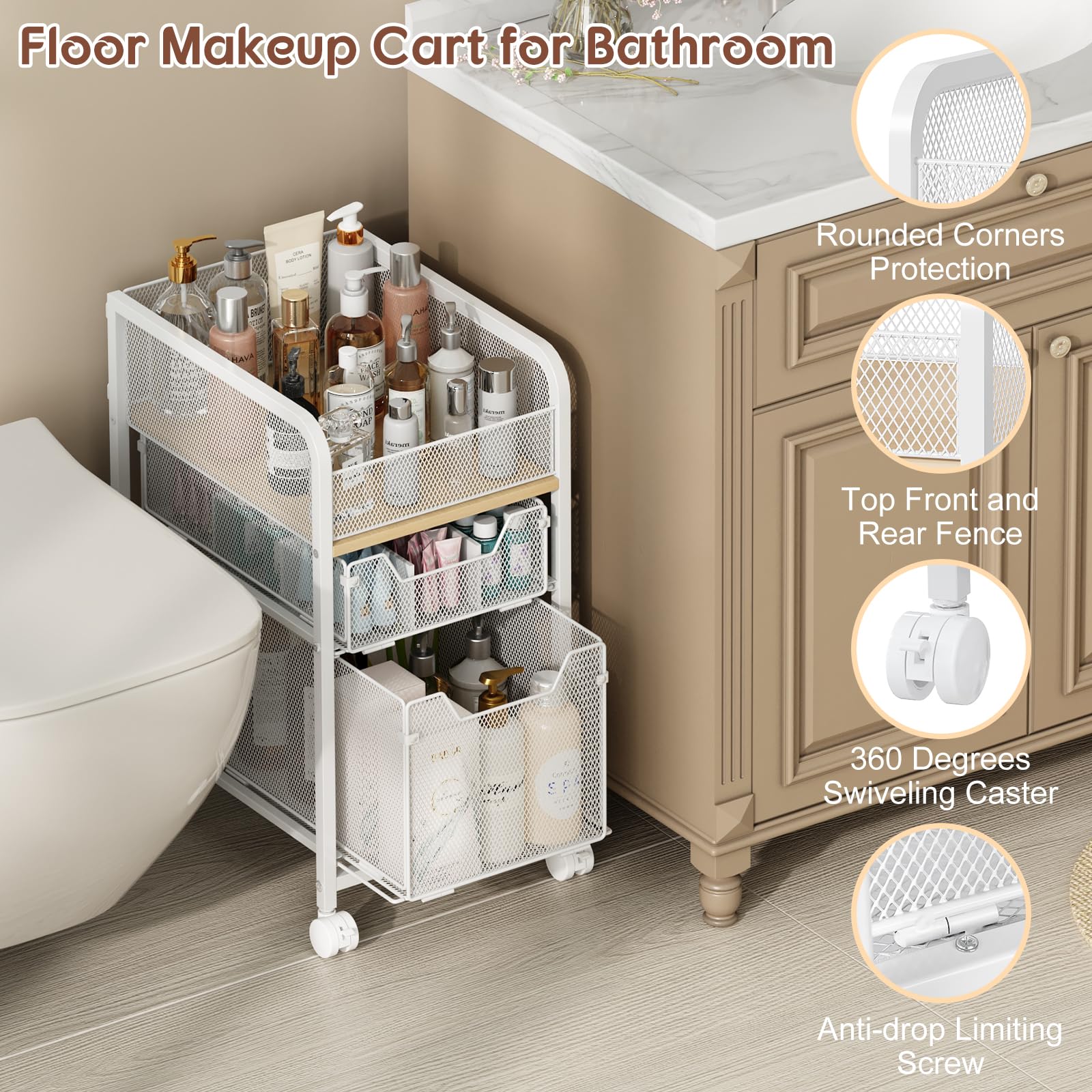 Hongtamoya almacenamiento modular para cosméticos esmaltes y cuidados