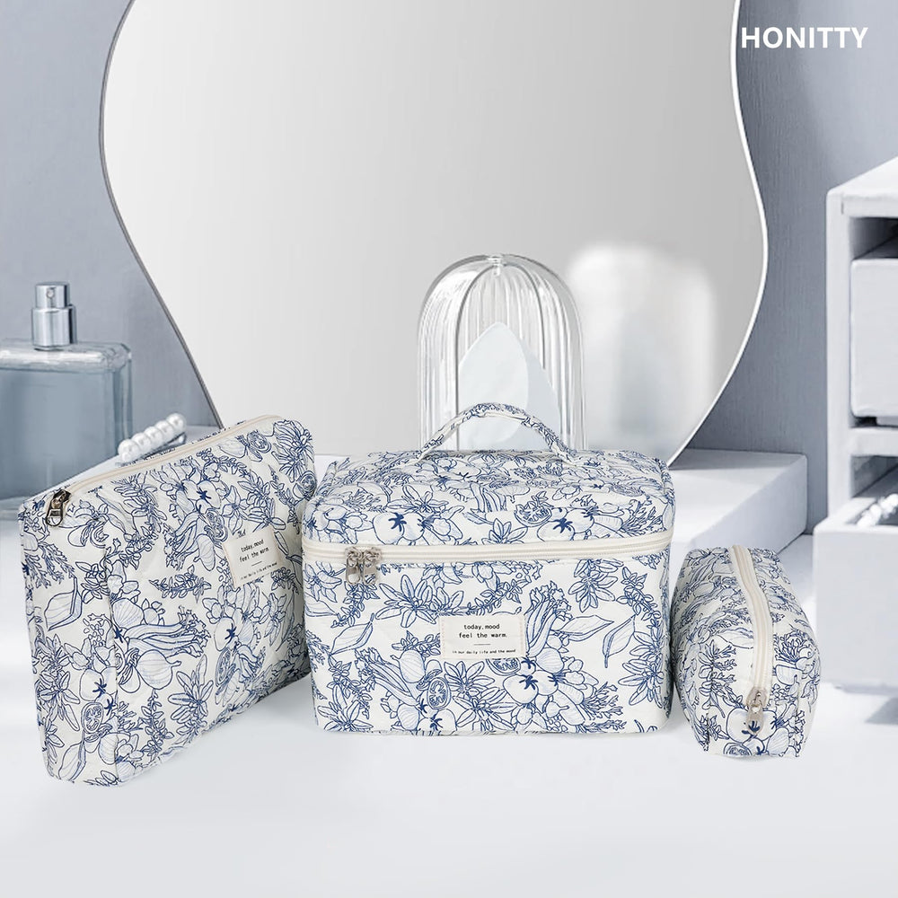 Honitty bolsa de cosméticos para brochas y accesorios, perfecto para casa o viaje.