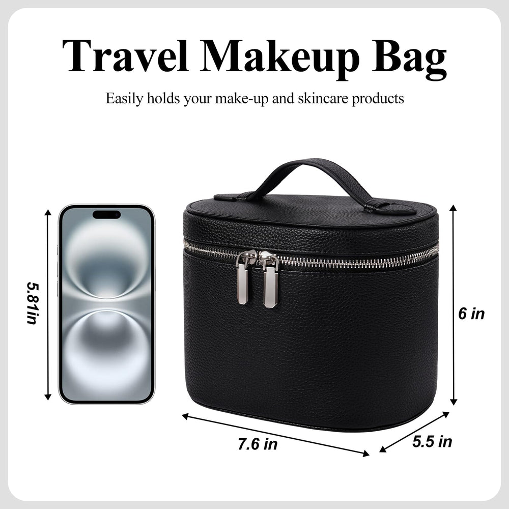honitty bolsa cosmeticos interior removible ajusta el espacio según necesidad.