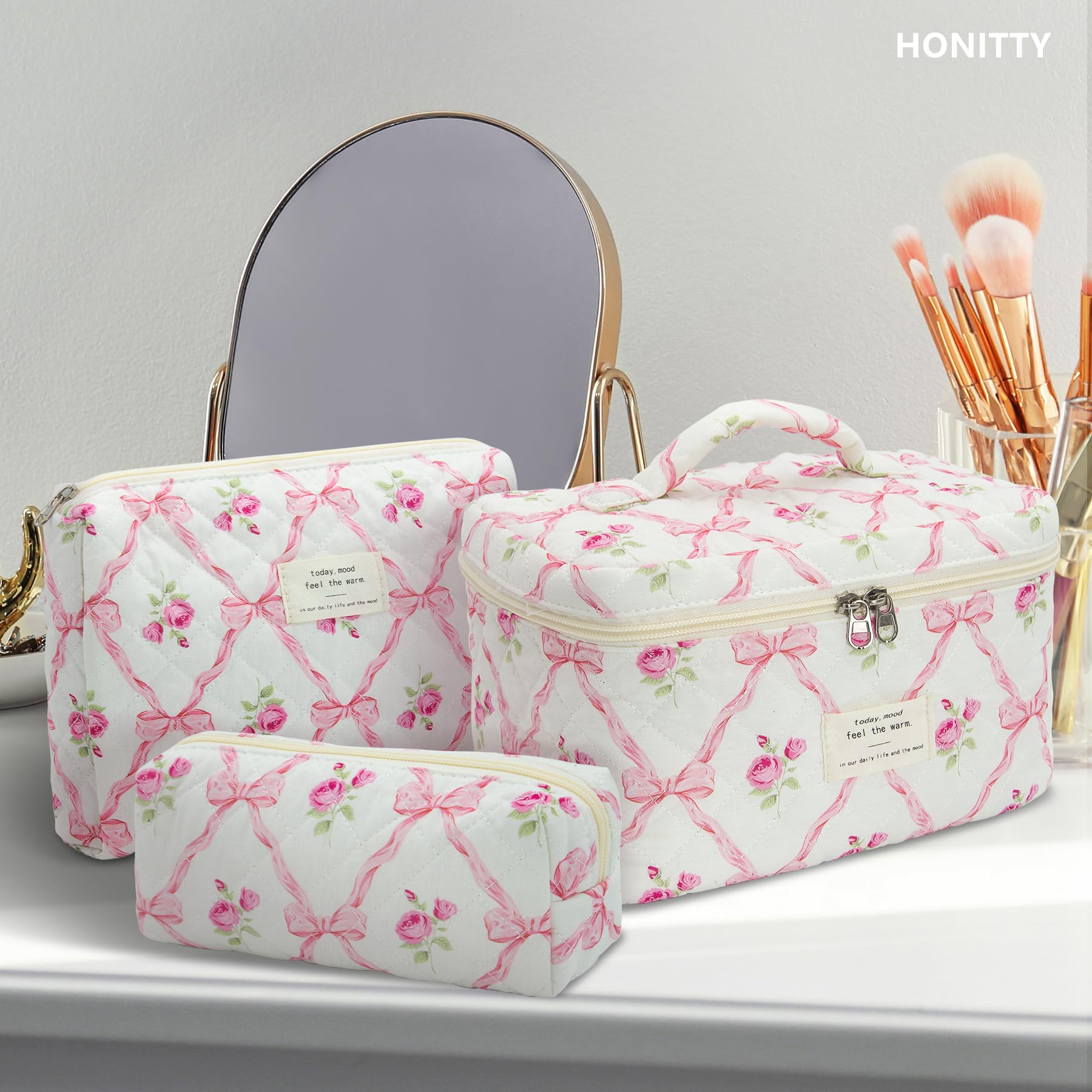 honitty bolso cosméticos para viaje, ideal para higiene personal