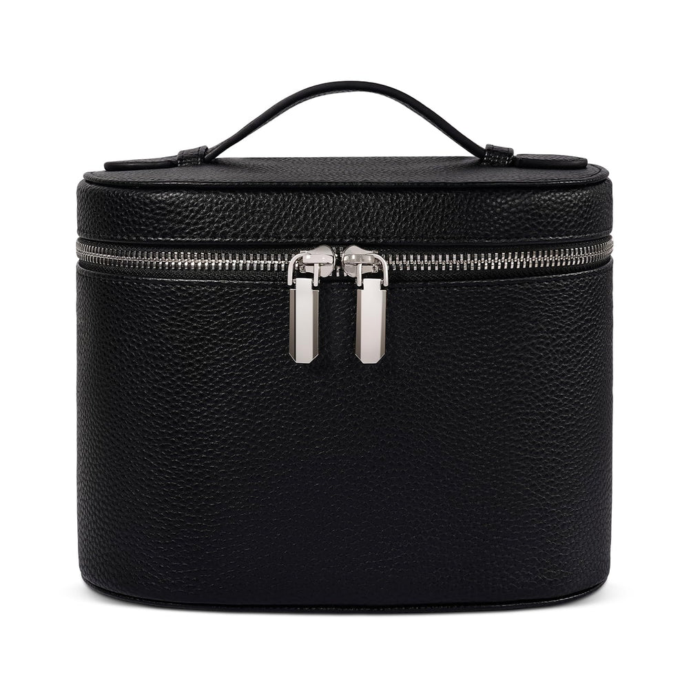 honitty bolsa maquillaje con compartimentos organiza productos para viajar.