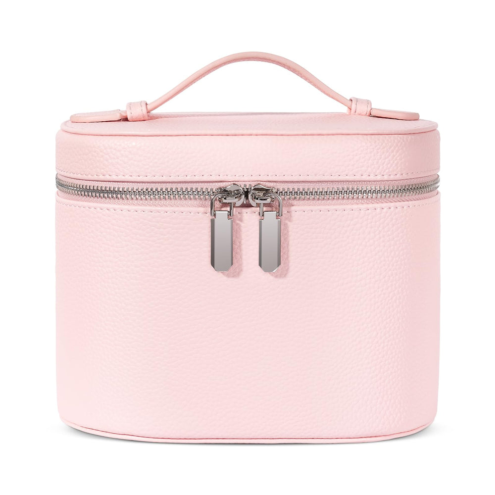 Honitty bolso maquillaje con compartimentos desmontables para organizar cosméticos con facilidad