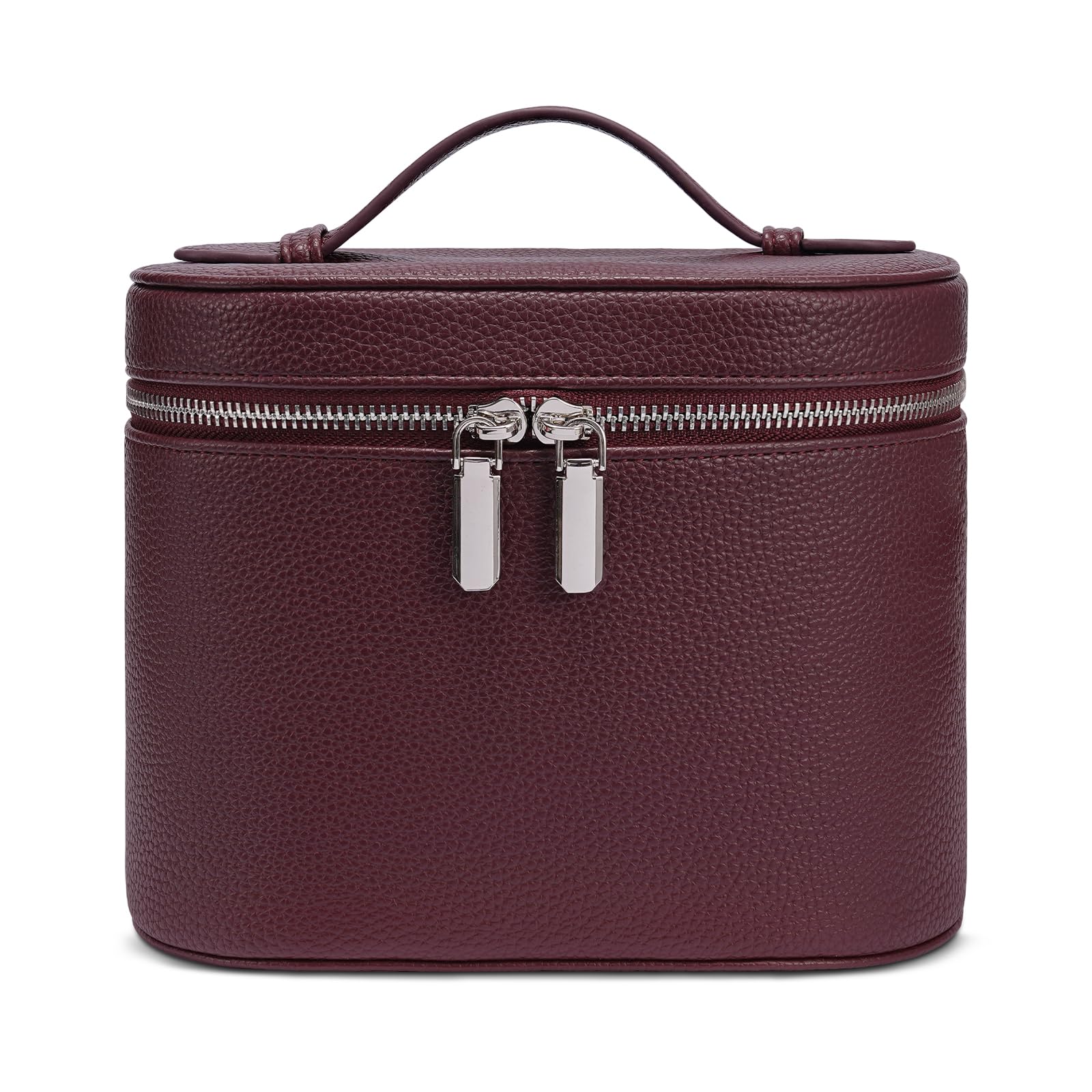 Honitty bolso maquillaje con compartimentos removibles para organizar cosméticos.