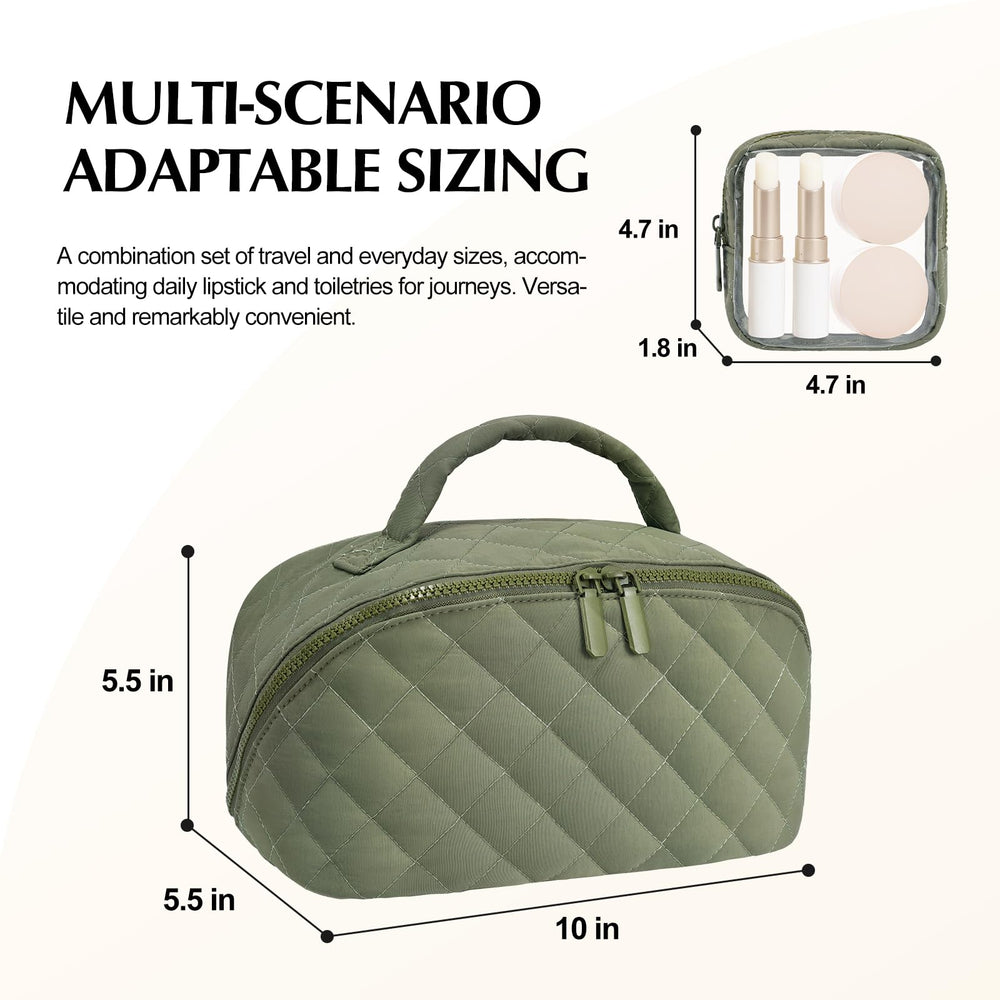 Honitty bolso maquillaje impermeable para proteger cosméticos durante viajes