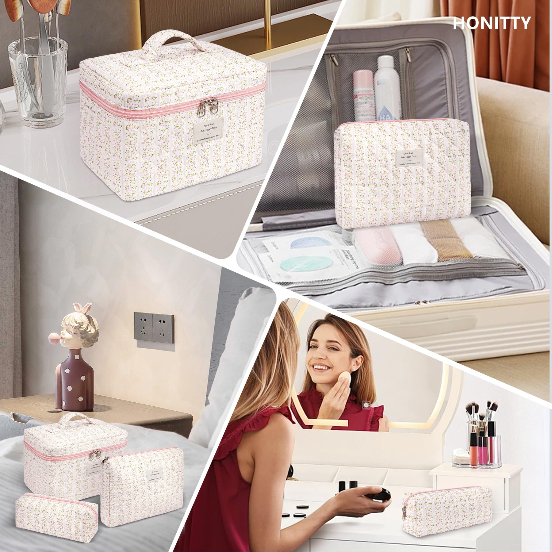 Honitty diseño floral acolchado y duradero, fácil de limpiar.