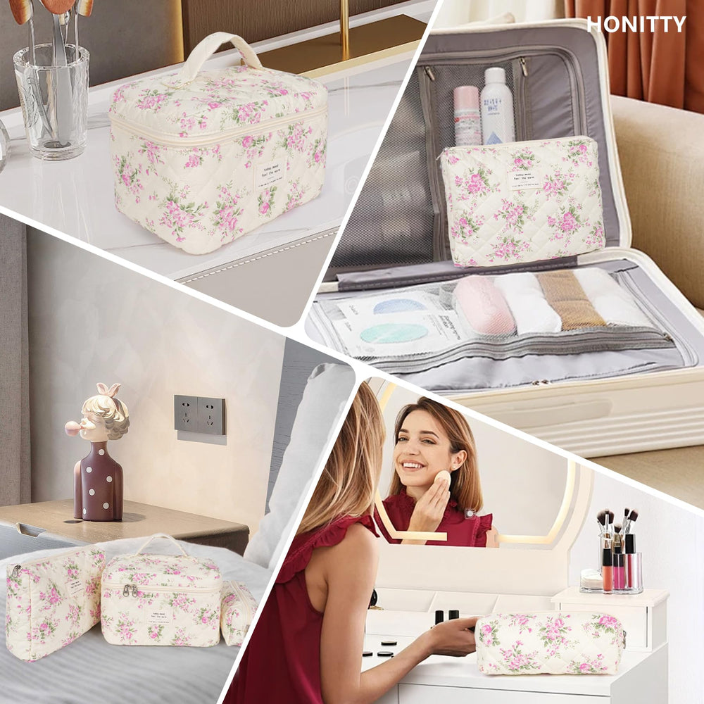 Honitty organizador cosméticos diario, perfecto para guardar maquillaje y accesorios.