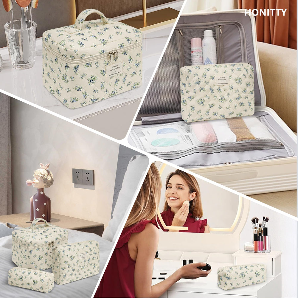 Honitty organizador de maquillaje para rutina diaria o viajar.