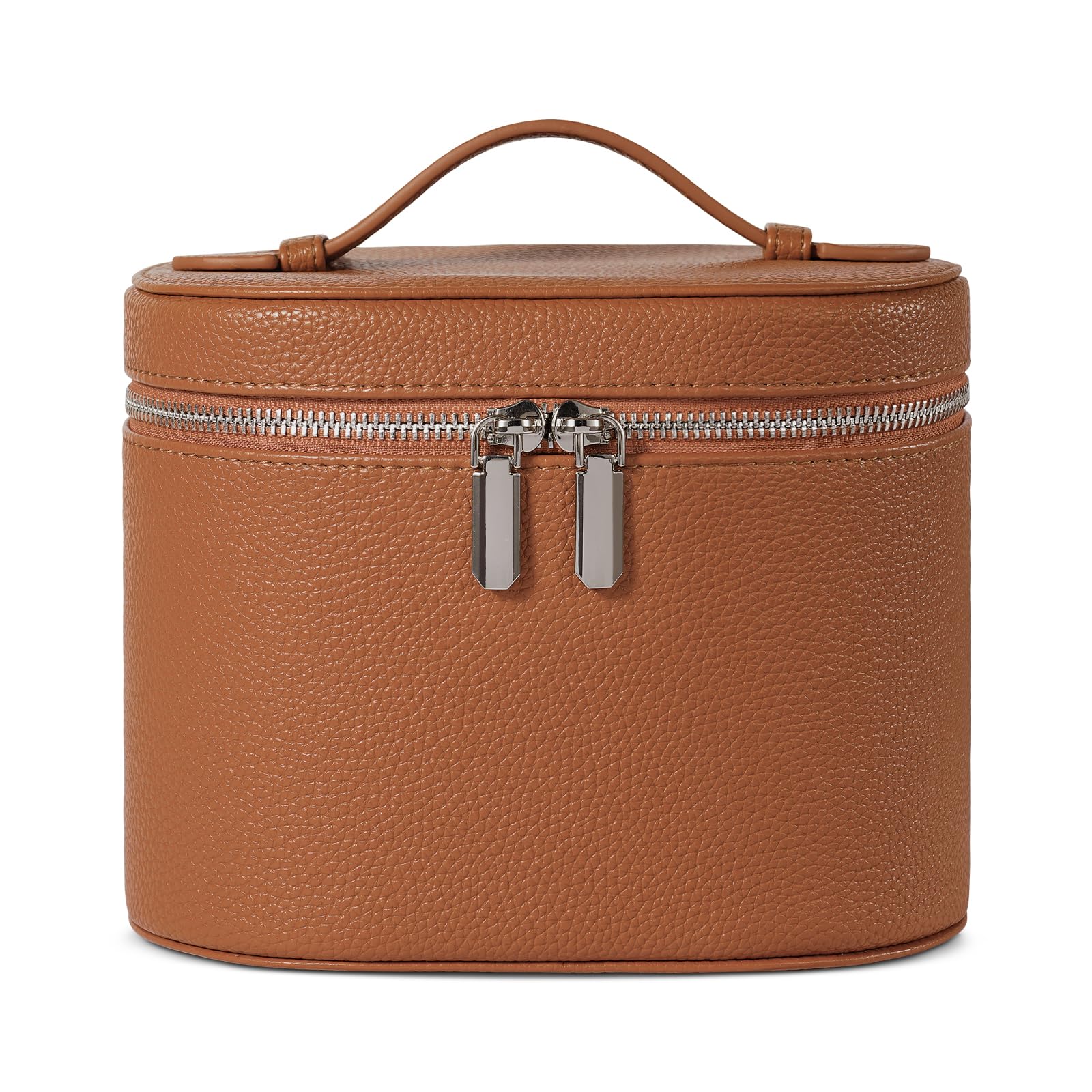 Honitty Trousse maquillage voyage avec compartiments et poignée, pratique pour organiser vos essentiels.