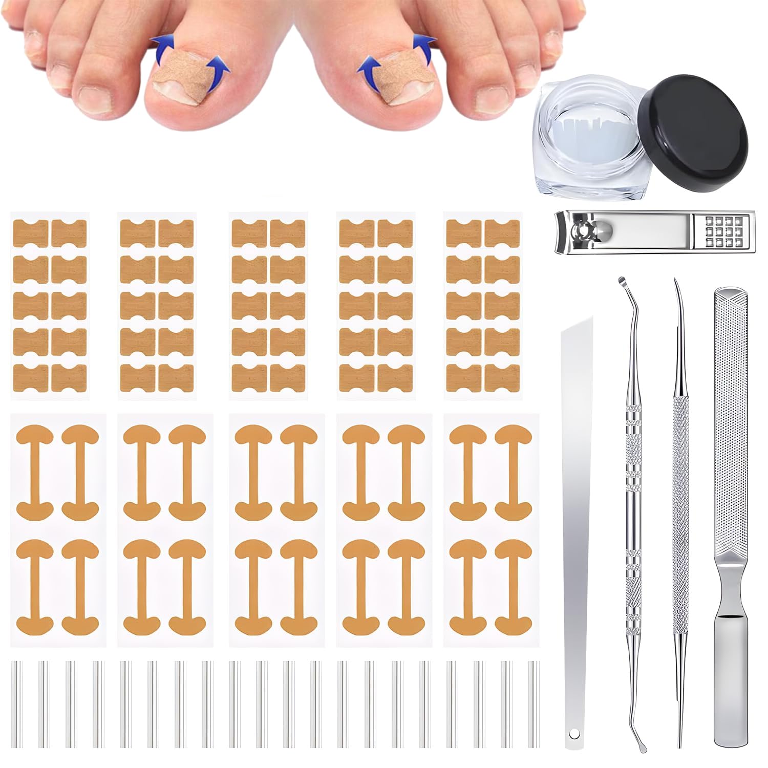 Kit de Honyjooy para uñas encarnadas, uso en casa y cuidado diario