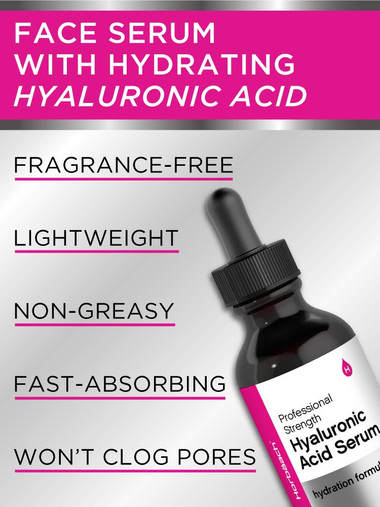 Horbaach serum hialuronico ingredientes puros para una piel sana.
