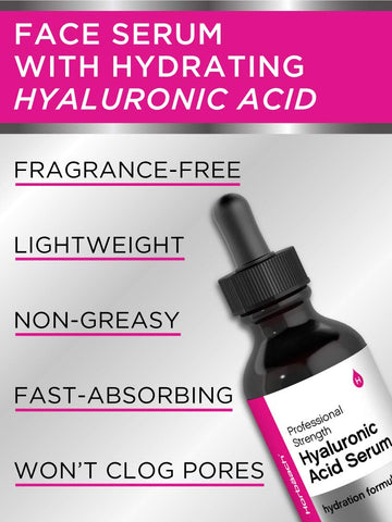 Horbaach serum hialuronico ingredientes puros para una piel sana.