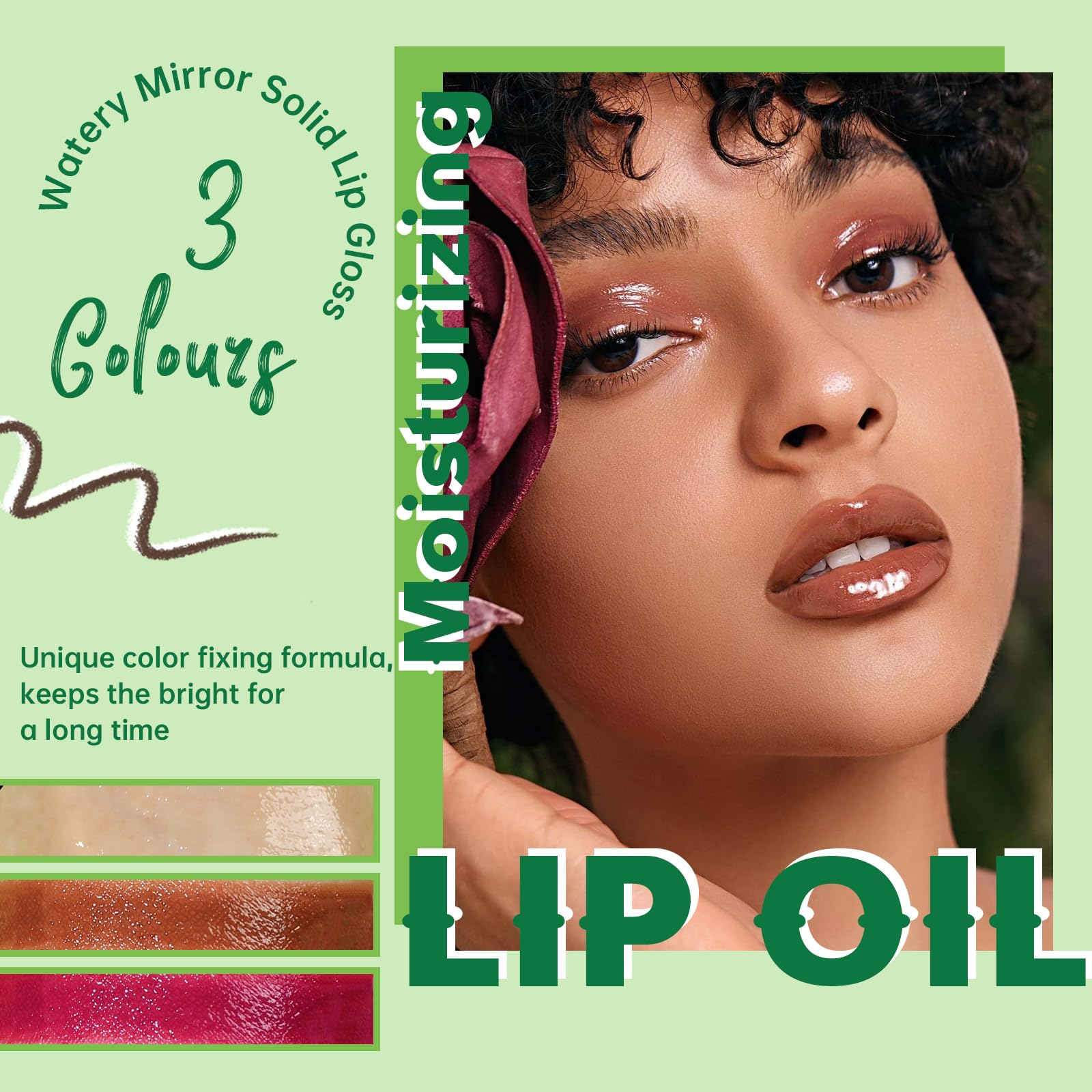 Delineador labial marrón oscuro para definir la forma con precisión.