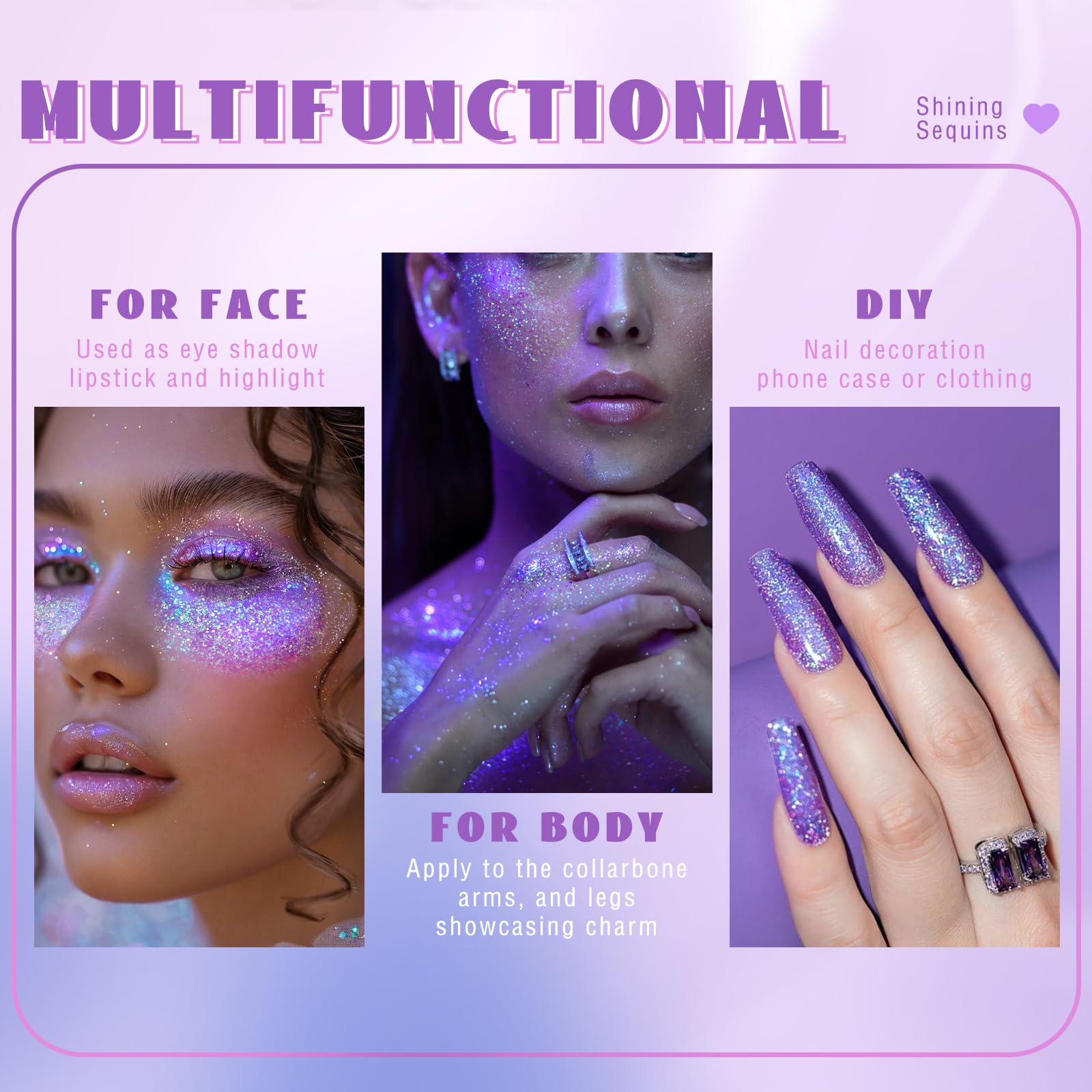 HOSAILY glitter festival para ojos y labios