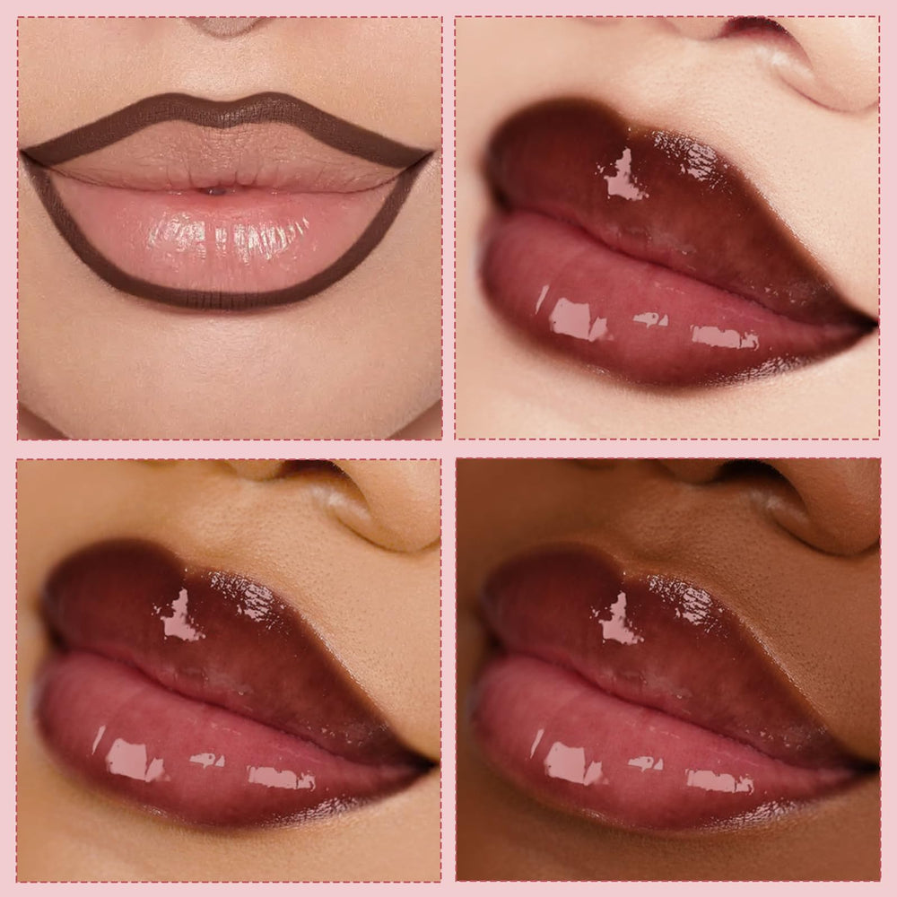 HOSAILY labios hidratados con brillo ligero y natural.