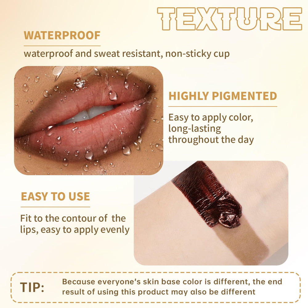 Hosaily lip gloss close-up on lips with smooth hydrated finish