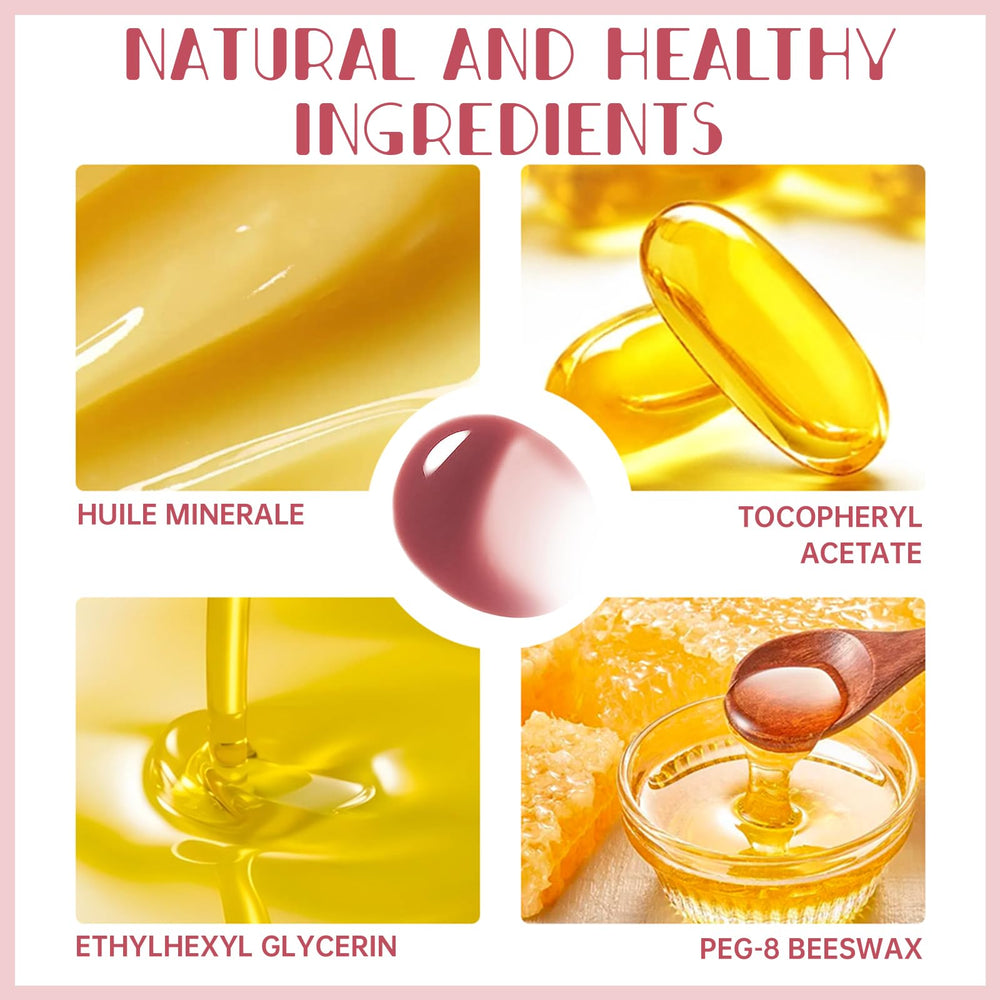 Hosaily set labial nutritivo de dos colores, enfoque versátil para looks variados.