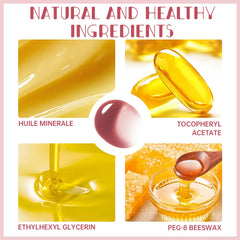 Hosaily set labial nutritivo de dos colores, enfoque versátil para looks variados.