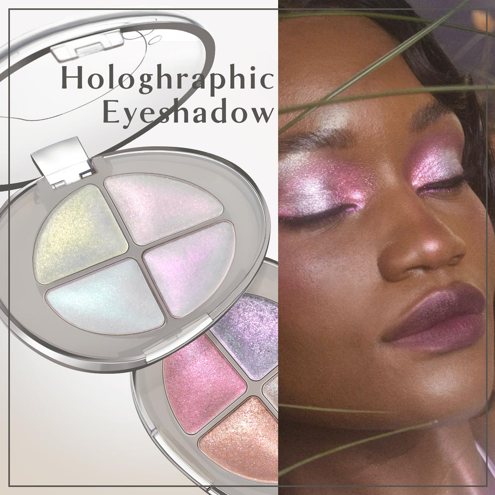 Hosaily sombra glitter rosa perlada para un brillo glamoroso y suave.