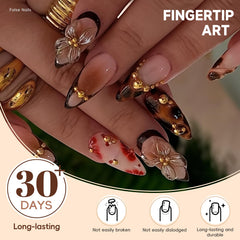 Uñas HOSAILY pegables kit 24 piezas, tallas diferentes para ajuste cómodo