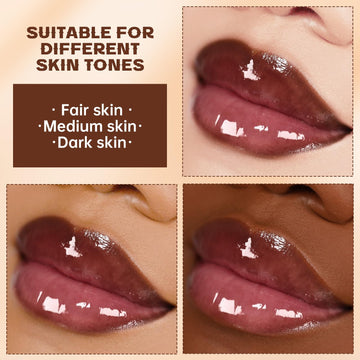 HOSAILY uso diario con contorno y gloss para look natural.