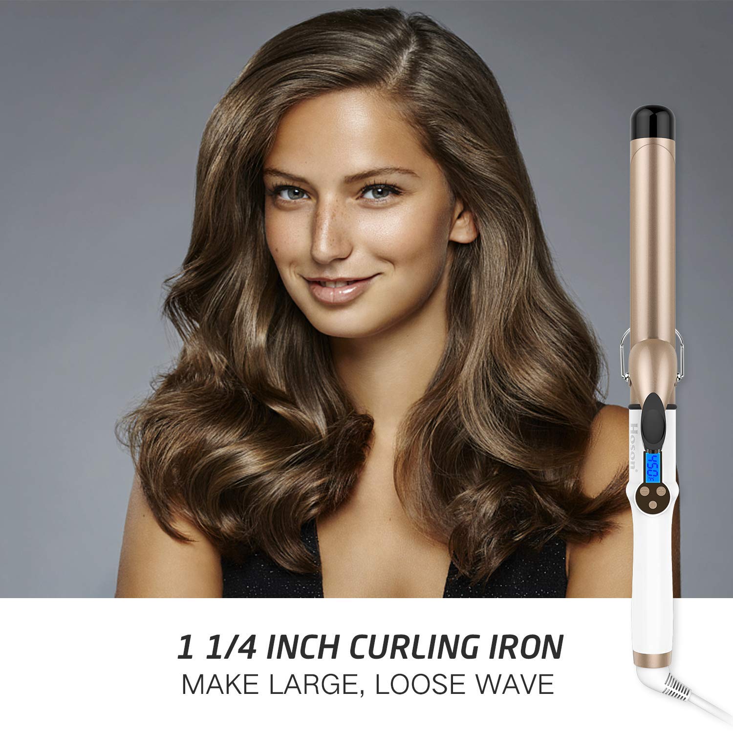 Tecnología turmalina cerámica de Hoson para cabello suave y sin estática.