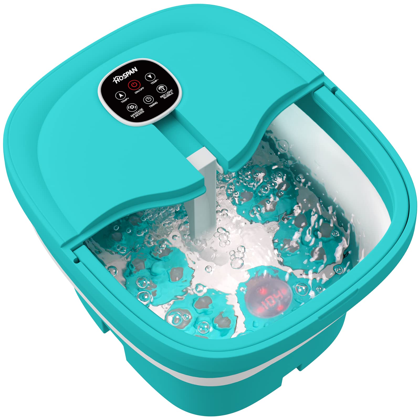 HOSPAN pies spa plegable con masaje rotatorio para pies cansados