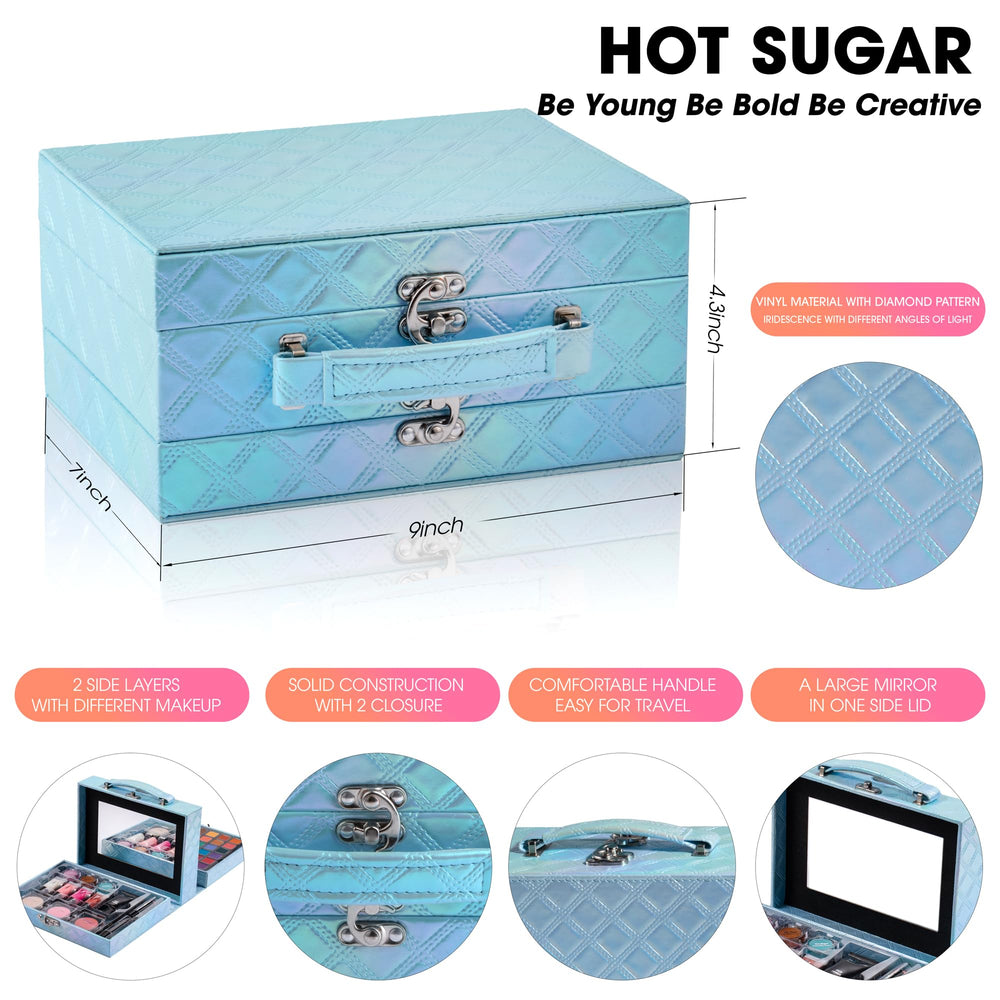 Hot Sugar 48 eye shadows palette offers versatile shades for daily looks.