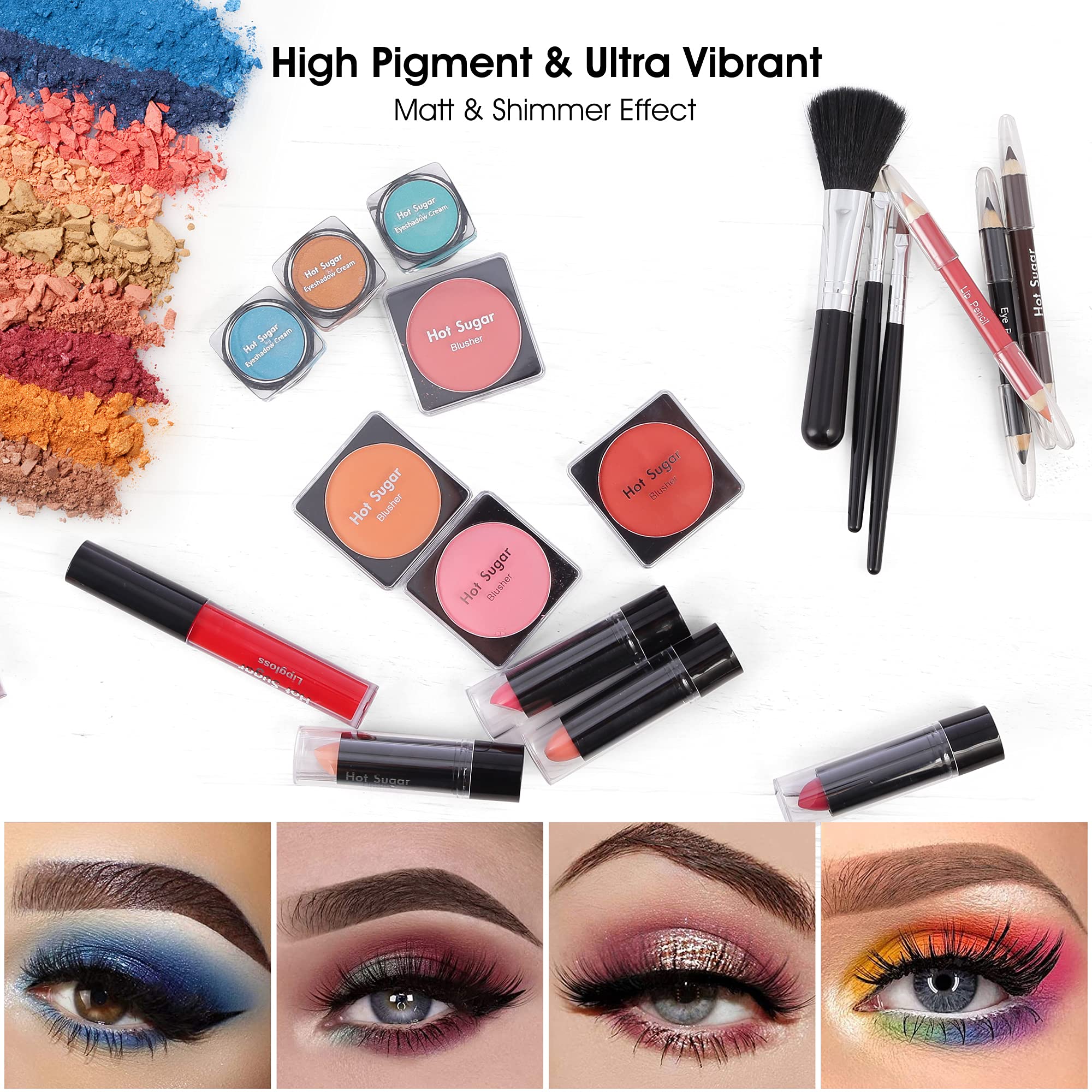 Hot Sugar blush palette set for adding warmth and glow to the cheeks.