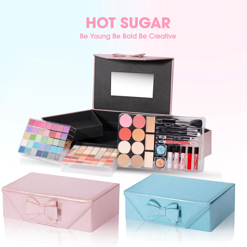 Hot Sugar brochas y estuche, 3 piezas, versatilidad para preparaciones.