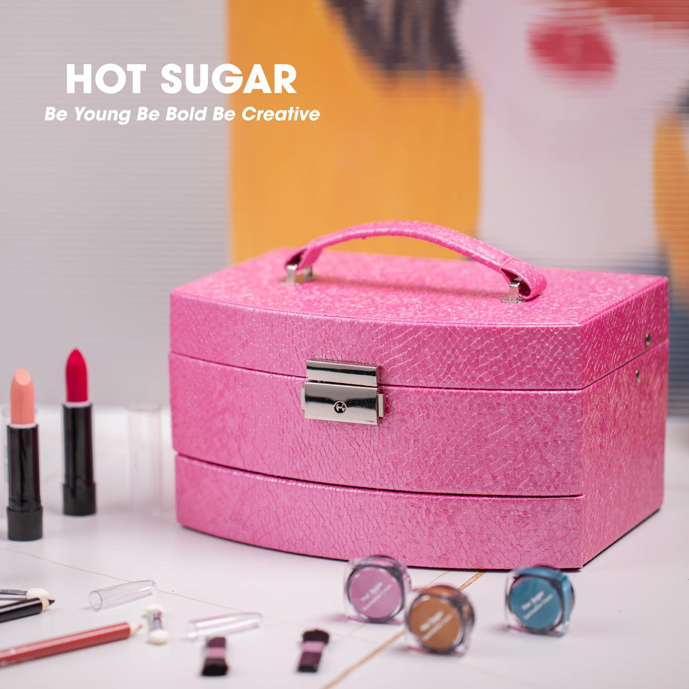 Hot Sugar brochas de maquillaje seis unidades para aplicación precisa.
