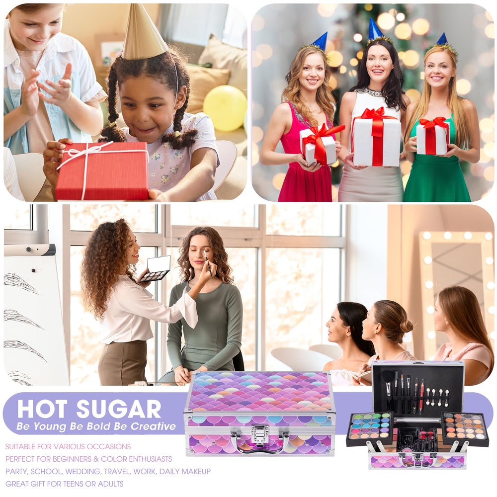 Hot Sugar brochas maquillaje 8 piezas para aplicación precisa.