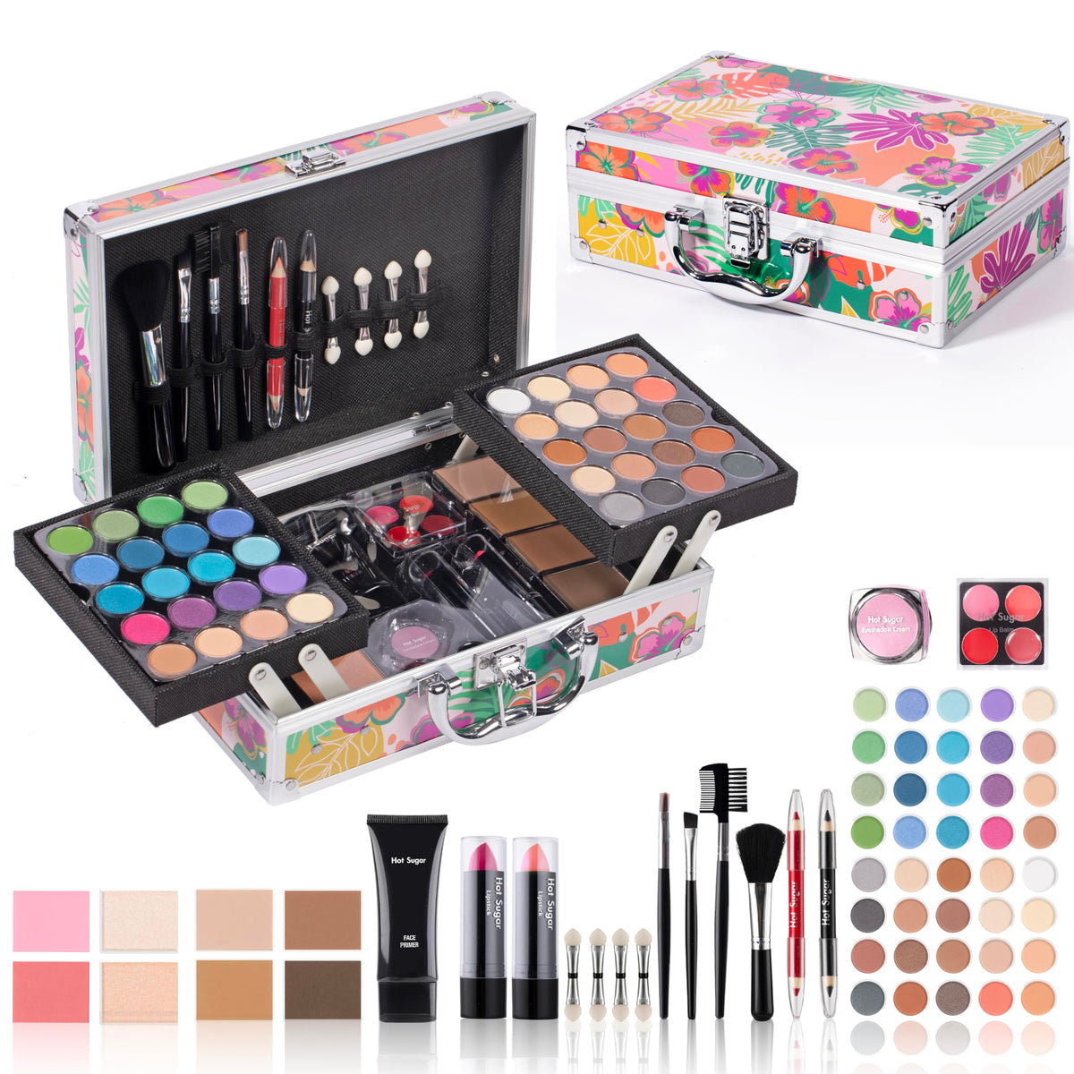 Hot Sugar conjunto maquillaje 40 sombras de ojos, ideal para crear looks diarios.