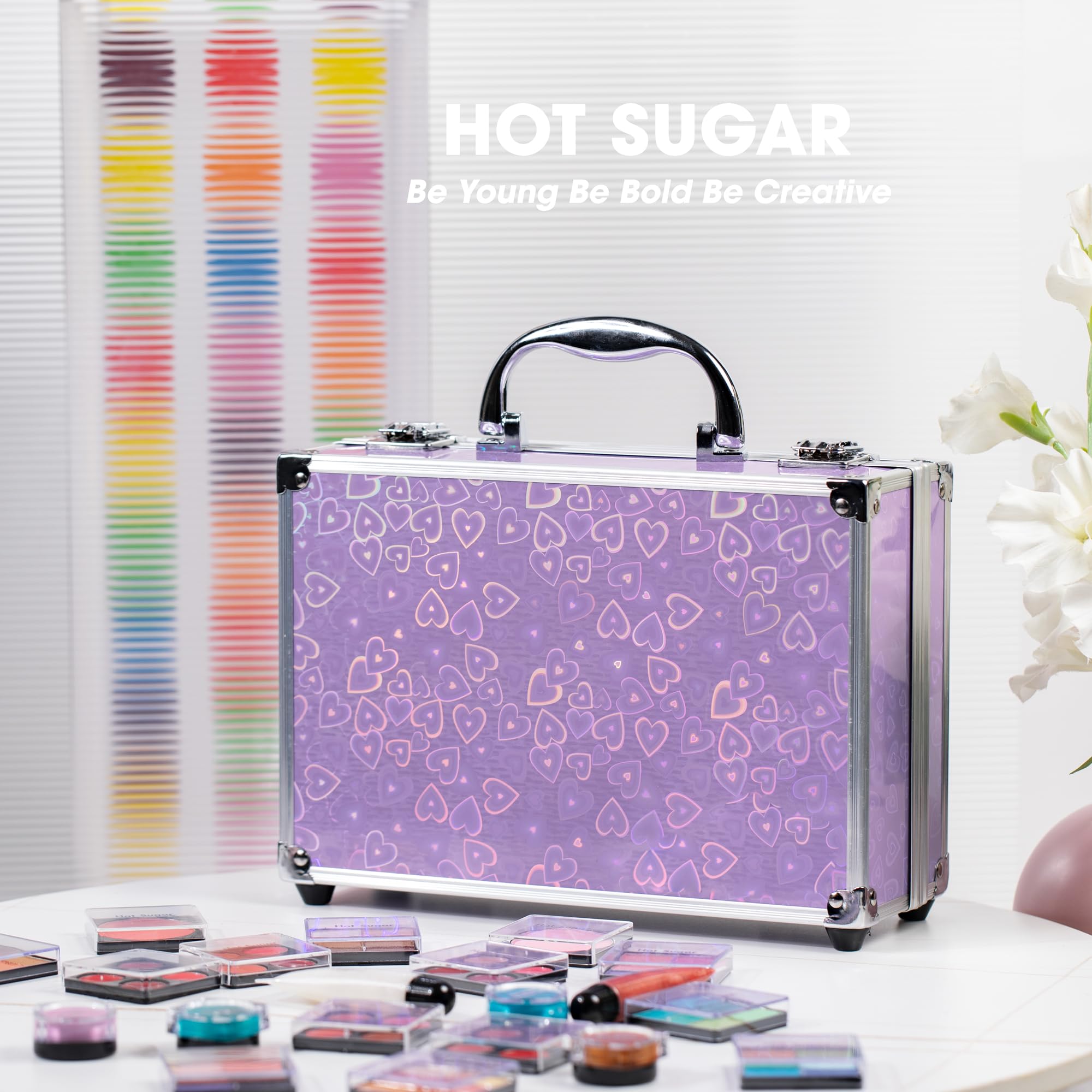 Hot Sugar espejo compacto para retoques en cualquier lugar.