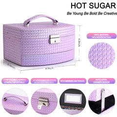 Hot Sugar kit maquillaje: brillos labiales para acabado suave y brillante.