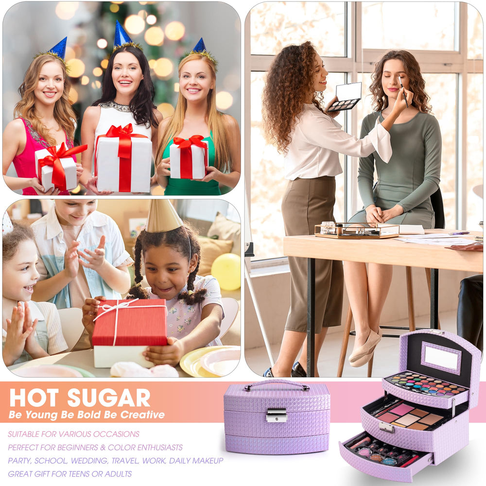 Hot Sugar kit maquillaje: bronceador e iluminador para contornear y resaltar rasgos.