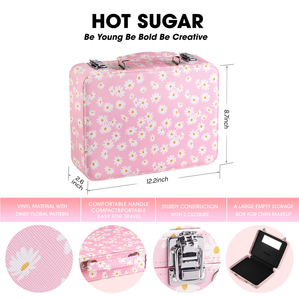 Hot Sugar paleta de sombras para ojos, 48 tonos para crear looks diarios y especiales.