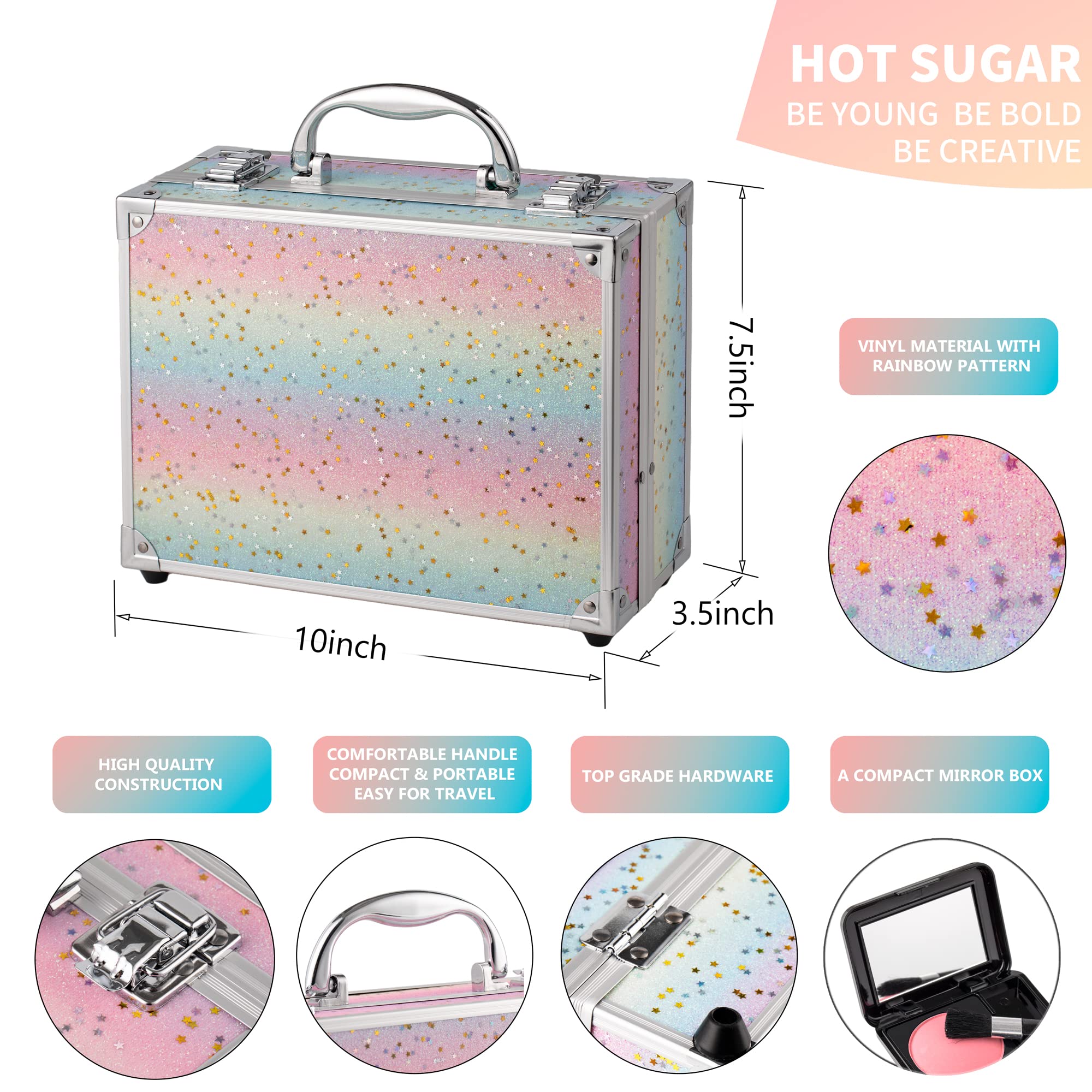 Hot Sugar paleta de sombras pigmentadas, tonos intensos y mezcla suave para looks diarios.