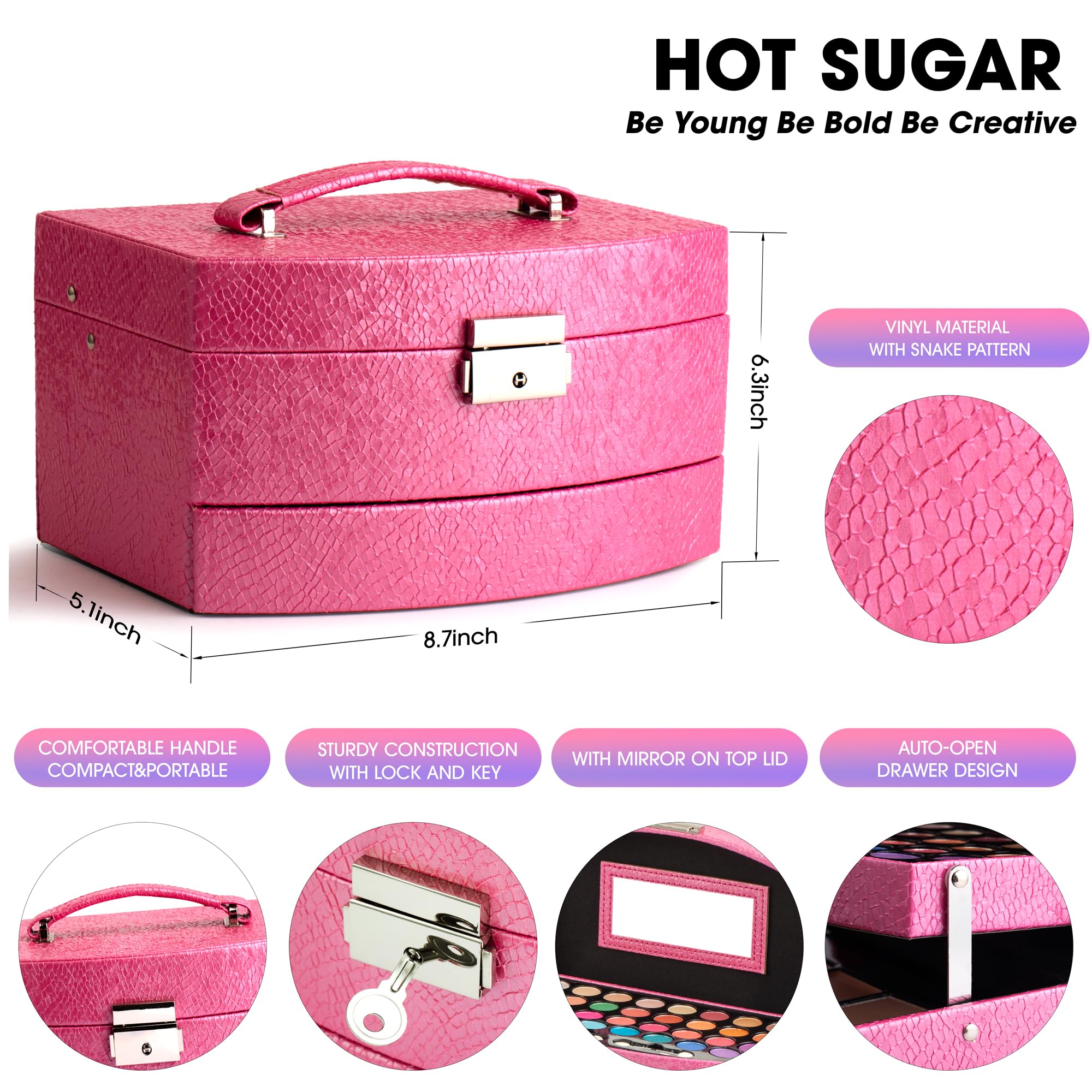 Hot Sugar sombras de ojos 31 tonos para looks diarios.