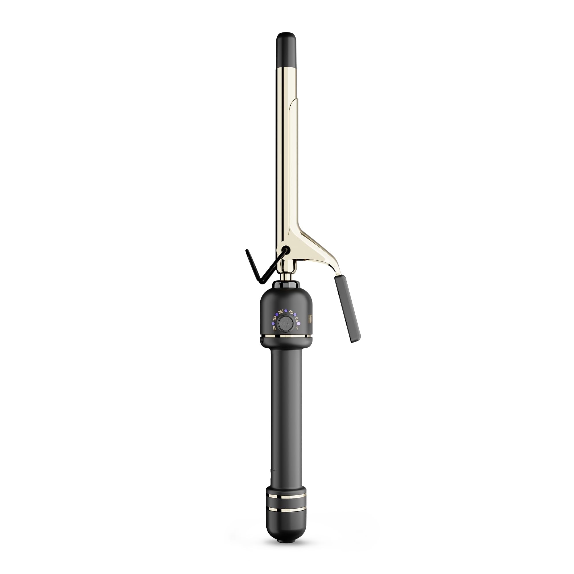 Rizador Hot Tools 24K Oro con tambor extendido para mechones largos.