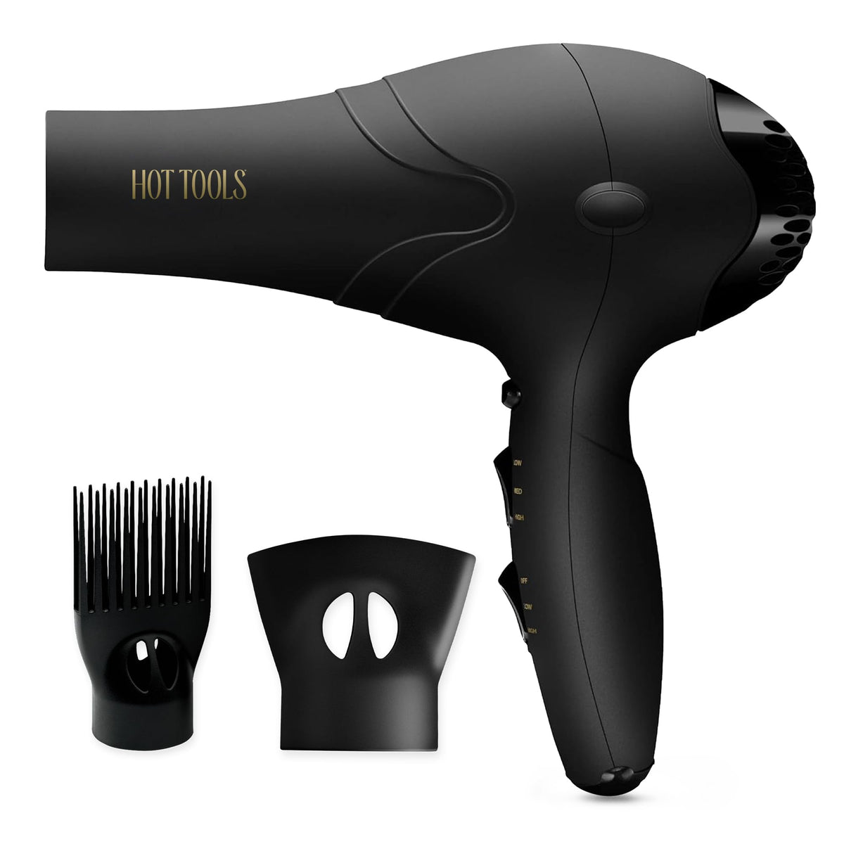 Hot Tools Pro Artist 2100 Iónico Turbo secador frontal, ligero y potente para uso diario.
